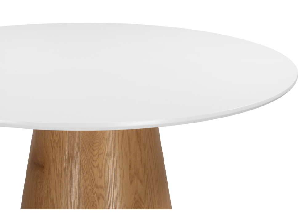 Стол Huge 120х75 white / brown