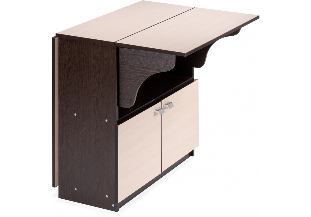 Стол-книжка Симоне венге / дуб молочный