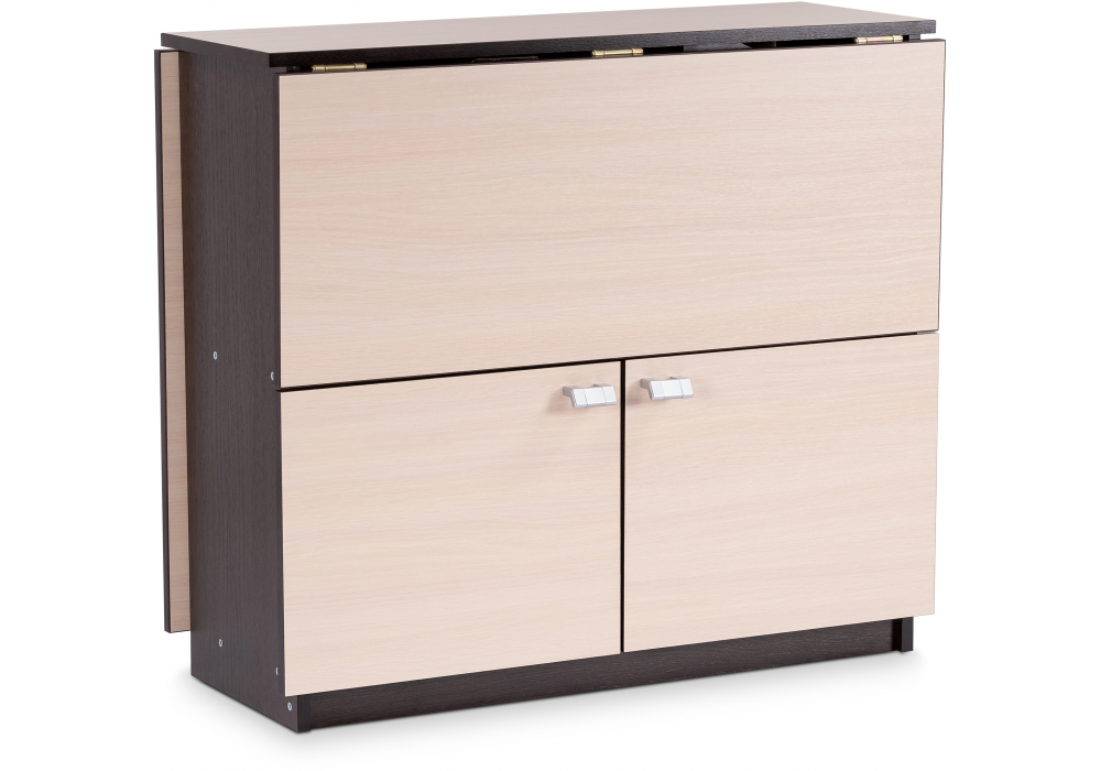 Стол-книжка Симоне венге / дуб молочный