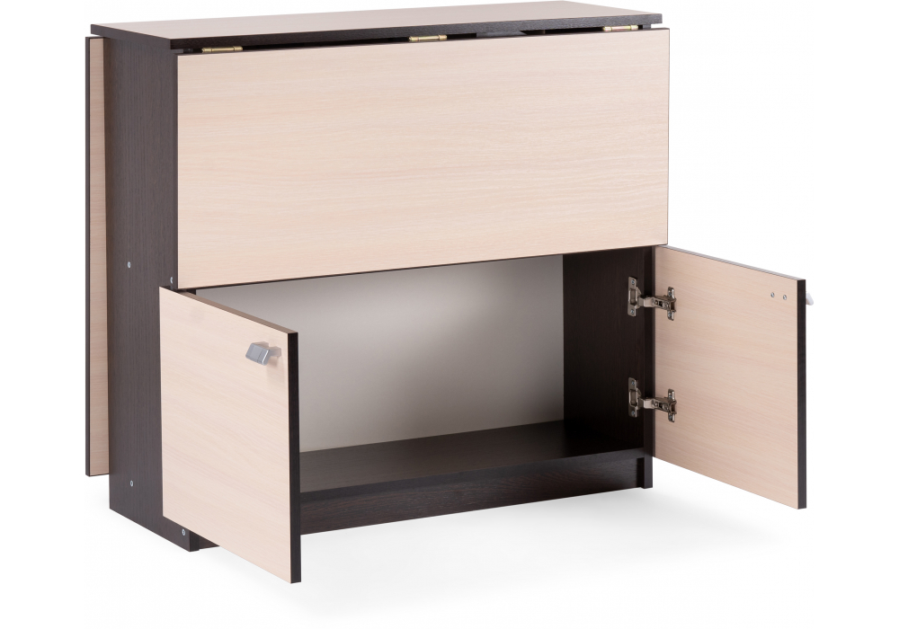 Стол-книжка Симоне венге / дуб молочный