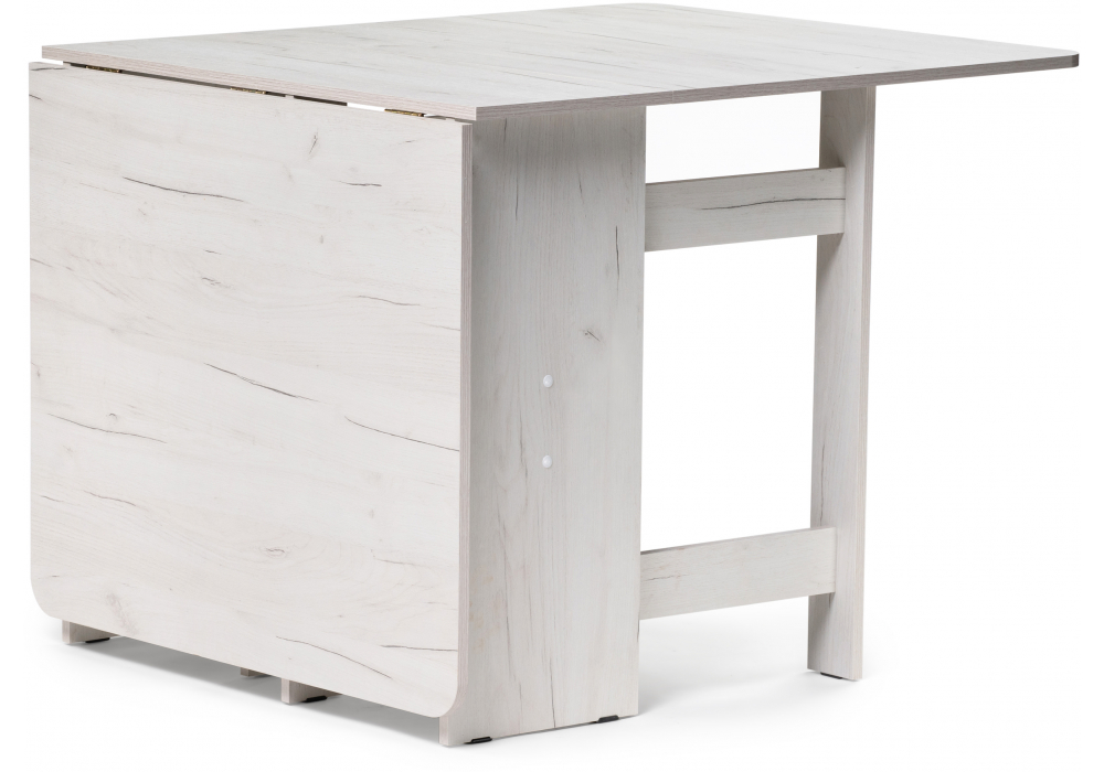 Стол-книжка Йентель 170х85х76 дуб крафт белый