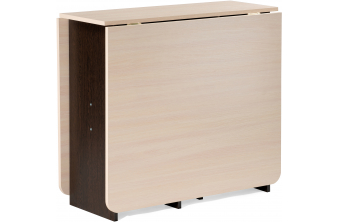 Стол Кангас 120х80х77 дуб вотан / белый