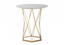 Стол Melan 60х70 white / gold