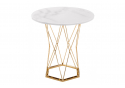 Стол Melan 60х70 white / gold