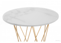 Стол Melan 60х70 white / gold