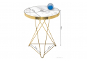 Стол Milena white / gold