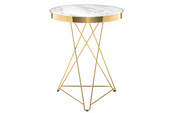 Стол Milena 60х76 white / gold