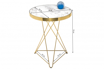 Стол Aviano молочный без патины