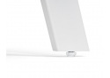 Стол МР Норман 140 (200) х 80 белый мрамор alpin white / snow white / белый