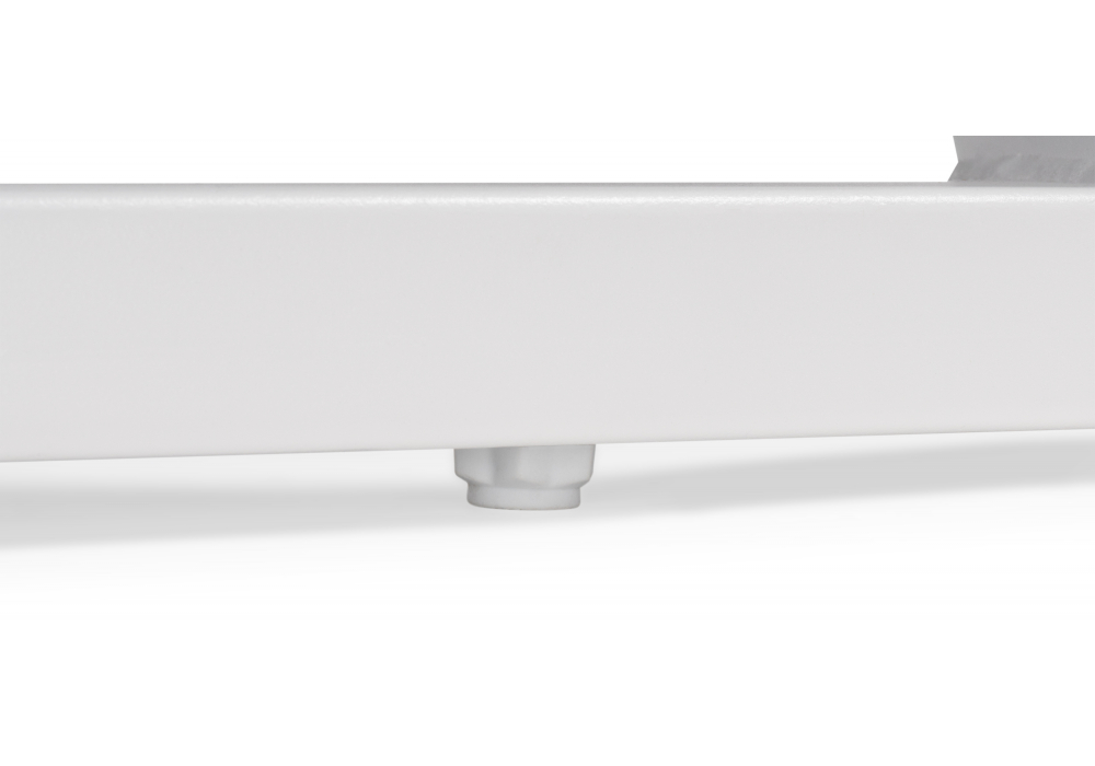 Стол МР Памелла 140 (200) х 80 белый мрамор alpin white / snow white / белый