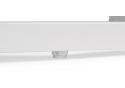 Стол МР Памелла 140 (200) х 80 белый мрамор alpin white / snow white / белый