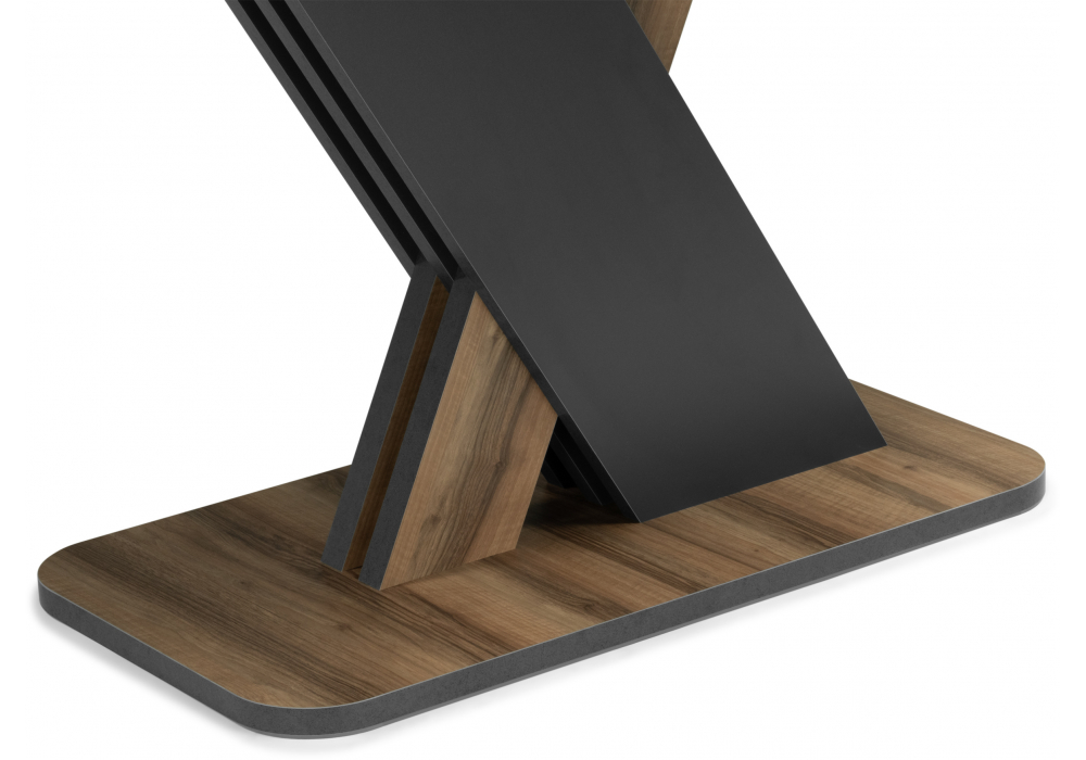 Стол на тумбе Аврора авелано / графит