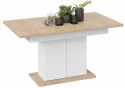 Стол на тумбе Детройт Тип 1 белый / дуб крафт золотой