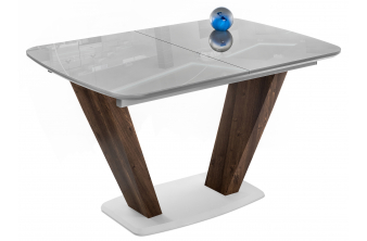 Стол на тумбе Петир орех кантри / серый