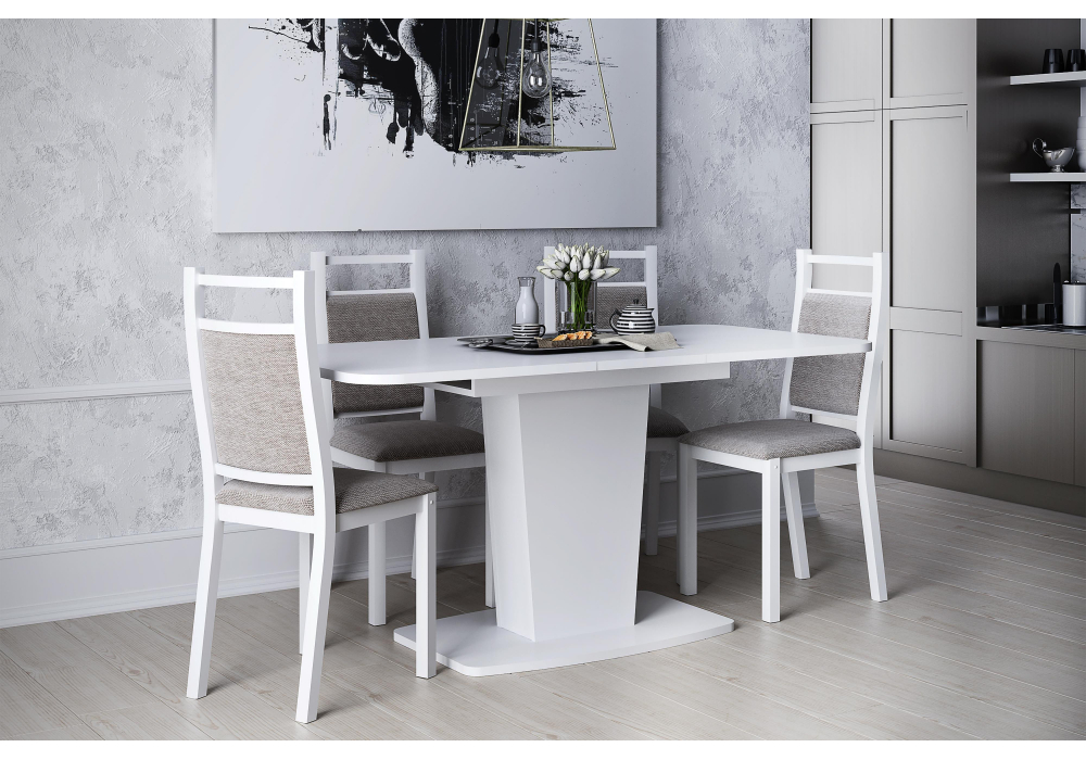 Стол на тумбе Токио-28 белый