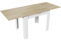 Стол Промо Тип 3 белый / дуб сонома светлый