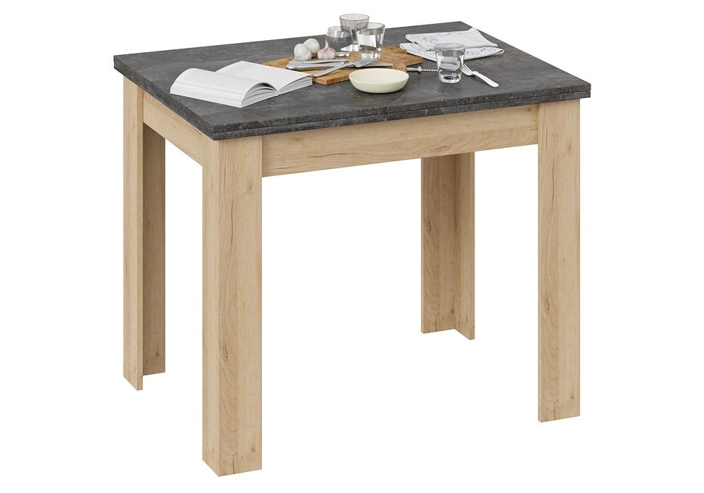 Стол Промо Тип 3 дуб крафт золотой / ателье темное