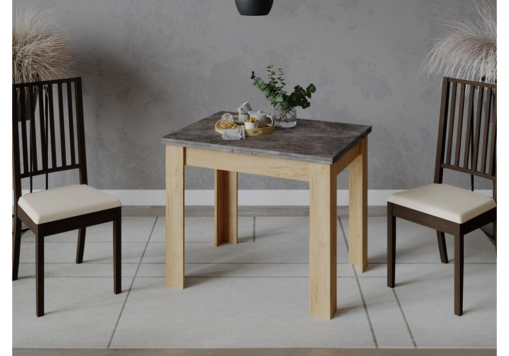 Стол Промо Тип 3 дуб крафт золотой / ателье темное