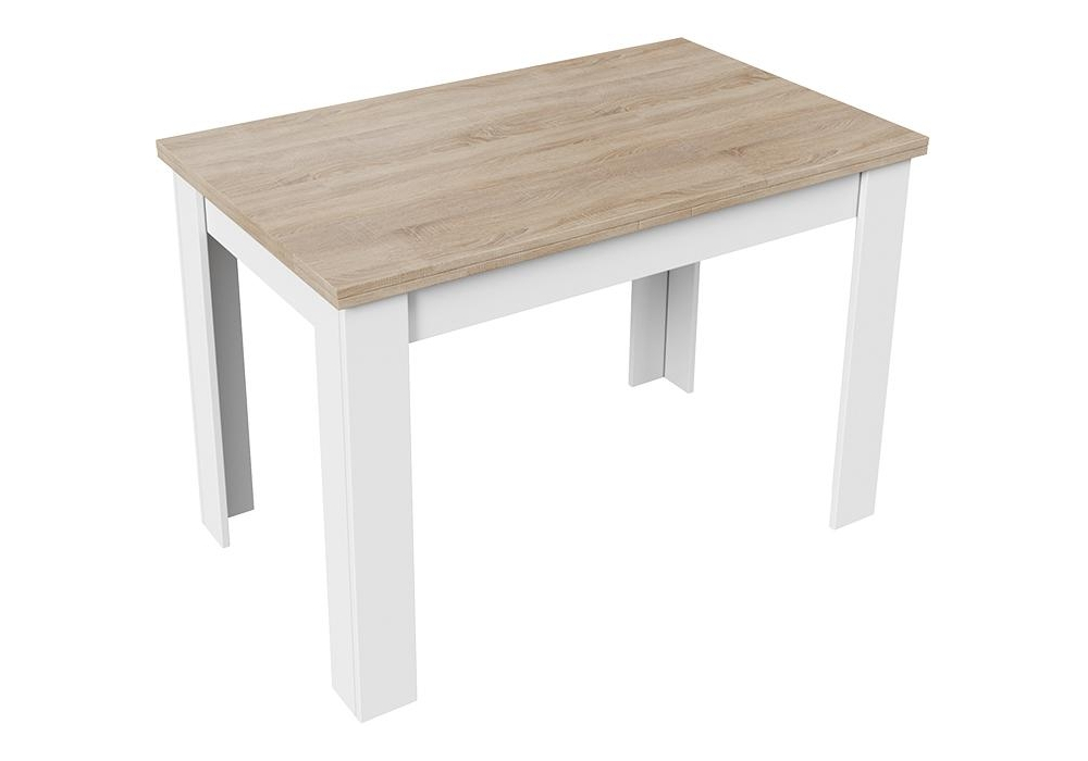 Стол Промо Тип 4 белый / дуб сонома светлый