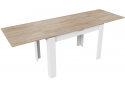 Стол Промо Тип 4 белый / дуб сонома светлый