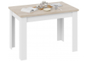Стол Промо Тип 4 белый / дуб сонома светлый