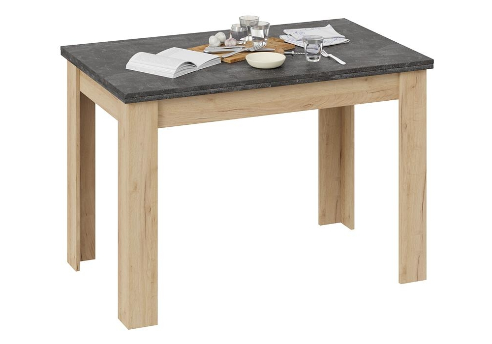 Стол Промо Тип 4 дуб крафт золотой / ателье темное