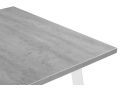 Стол раскладной Колон Лофт 120(160)х75х75 25 мм бетон / белый матовый