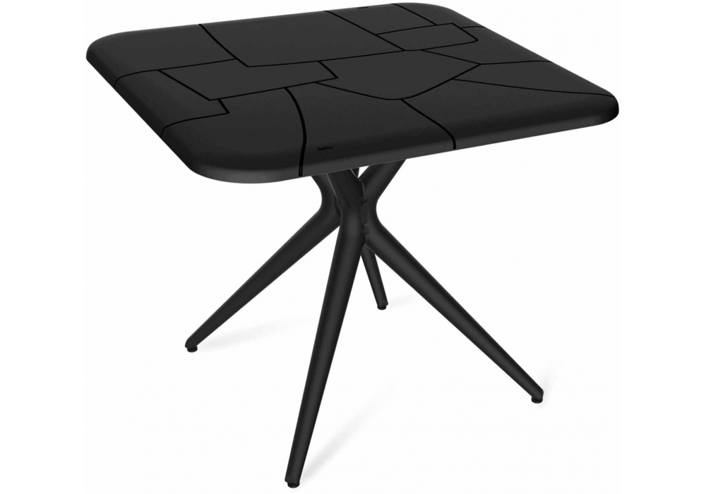 Стол SHT-TU30/TT30 80/80 черный