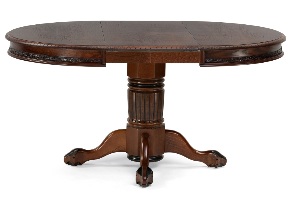Деревянный стол Альфред орех / коричневая патина