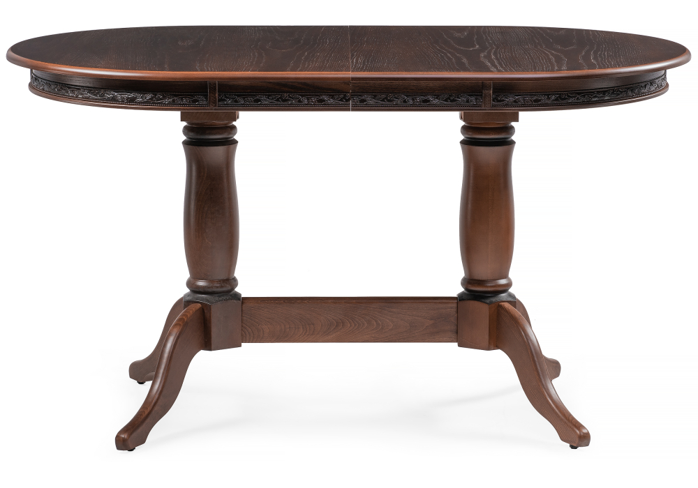 Деревянный стол Джил орех / коричневая патина