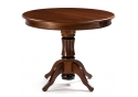 Деревянный стол Павия 100 орех / коричневая патина
