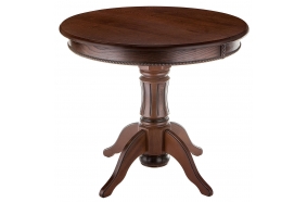 Деревянный стол Павия 90 орех с коричневой патиной