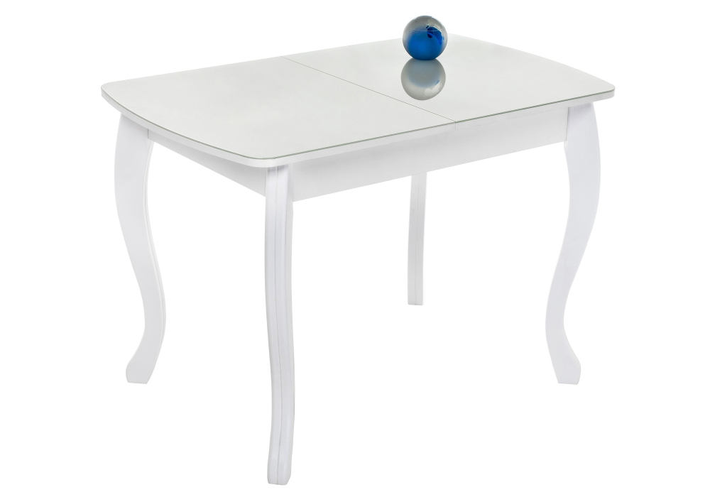 Стеклянный стол Бриллиант белый