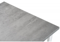 Стол Лота Лофт 120 25 мм бетон / белый матовый