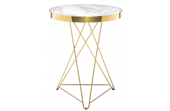 Стол Milena white / gold