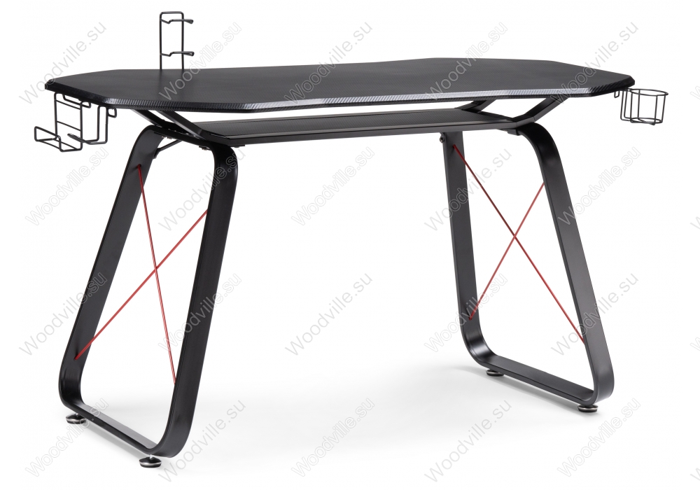 Компьютерный стол Koni black / red