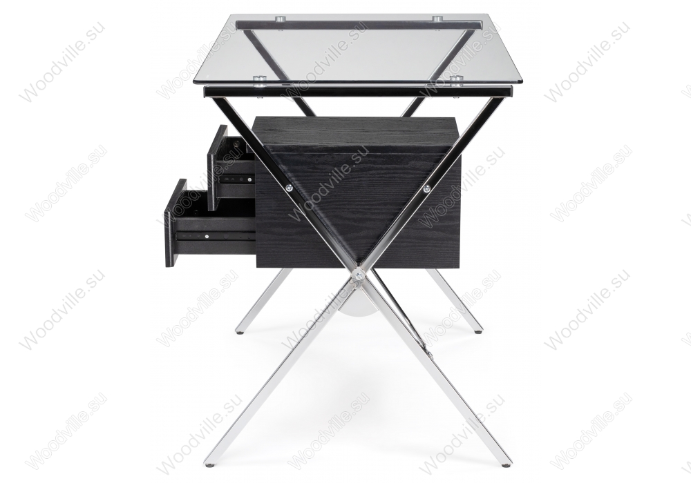 Компьютерный стол Monki black / chrome