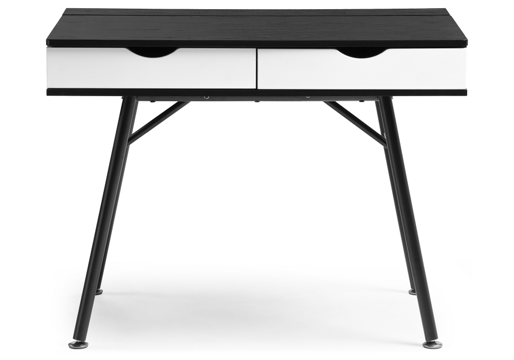 Компьютерный стол Soho black grained / white