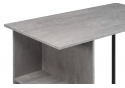 Письменный стол Челси Лофт бетон / черный матовый