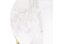 Комплект столиков Плумерия белый мрамор / золото