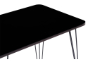 Стеклянный стол Хумфри черный