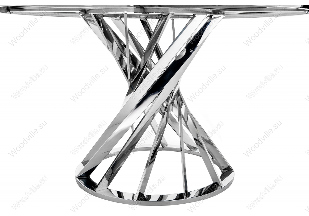  Стол Twist steel / white