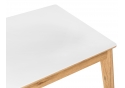 Стеклянный стол Арья дуб монтана / белый