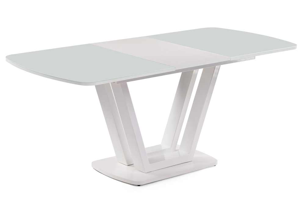 Стеклянный стол Келтик белый