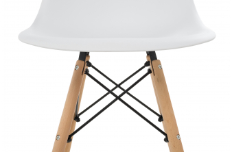 Деревянный стул Kvadro 1 gray / wood