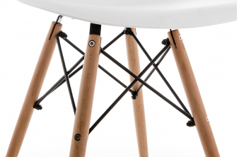 Деревянный стул Kvadro 1 gray / wood