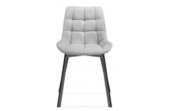 Стул на металлокаркасе Вейв латте / черный