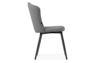 Стул на металлокаркасе Gabi 1 light purple / black