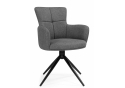 Стул на металлокаркасе Atlanta 1 крутящийся серый / черный