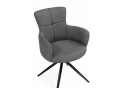 Стул на металлокаркасе Atlanta 1 крутящийся серый / черный